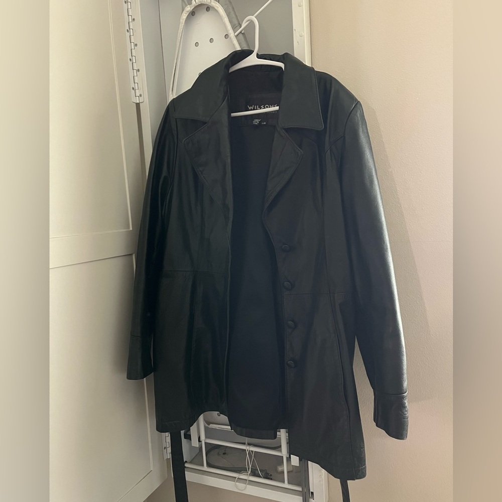 Vintage Wilson’s leather belted Blazer size L